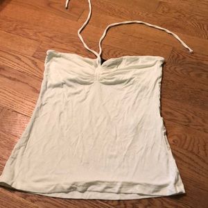 Tube top w halter strings
